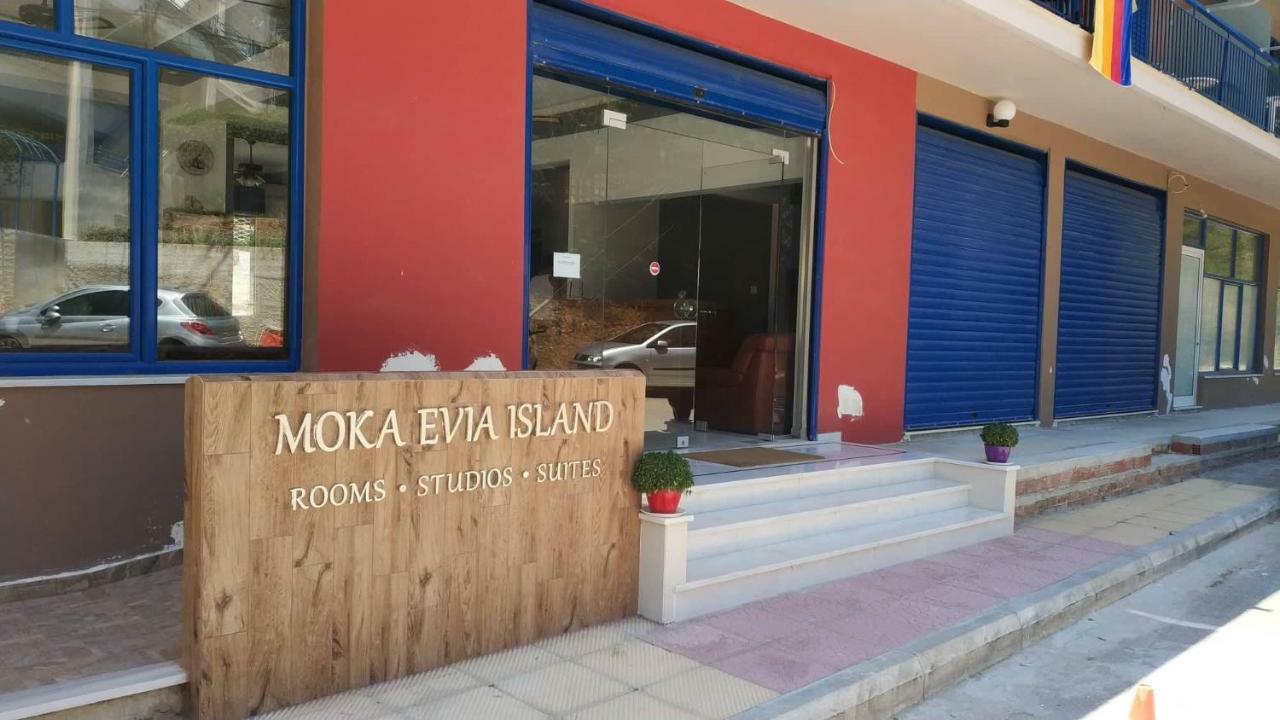 Moka Evia Island Hotel Akhladheri Bagian luar foto